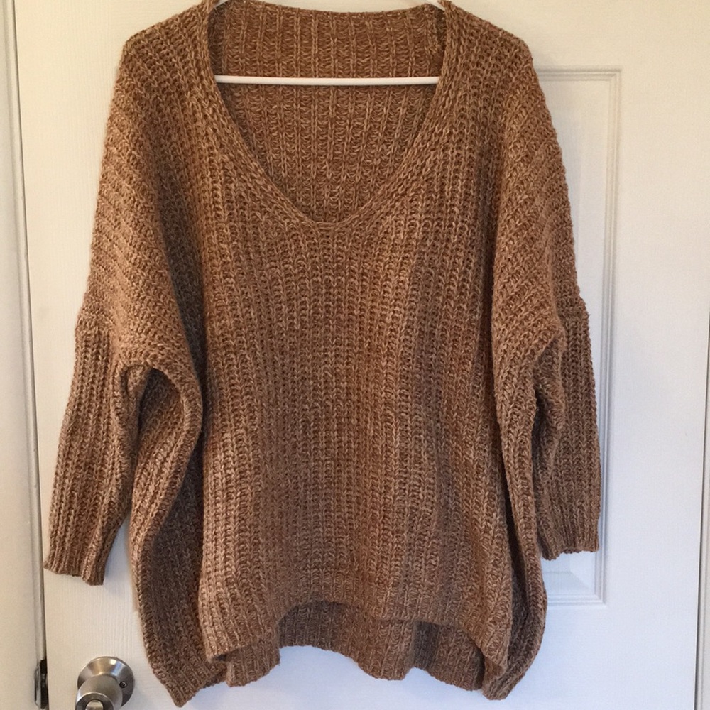 Chunky V Neck Sweater